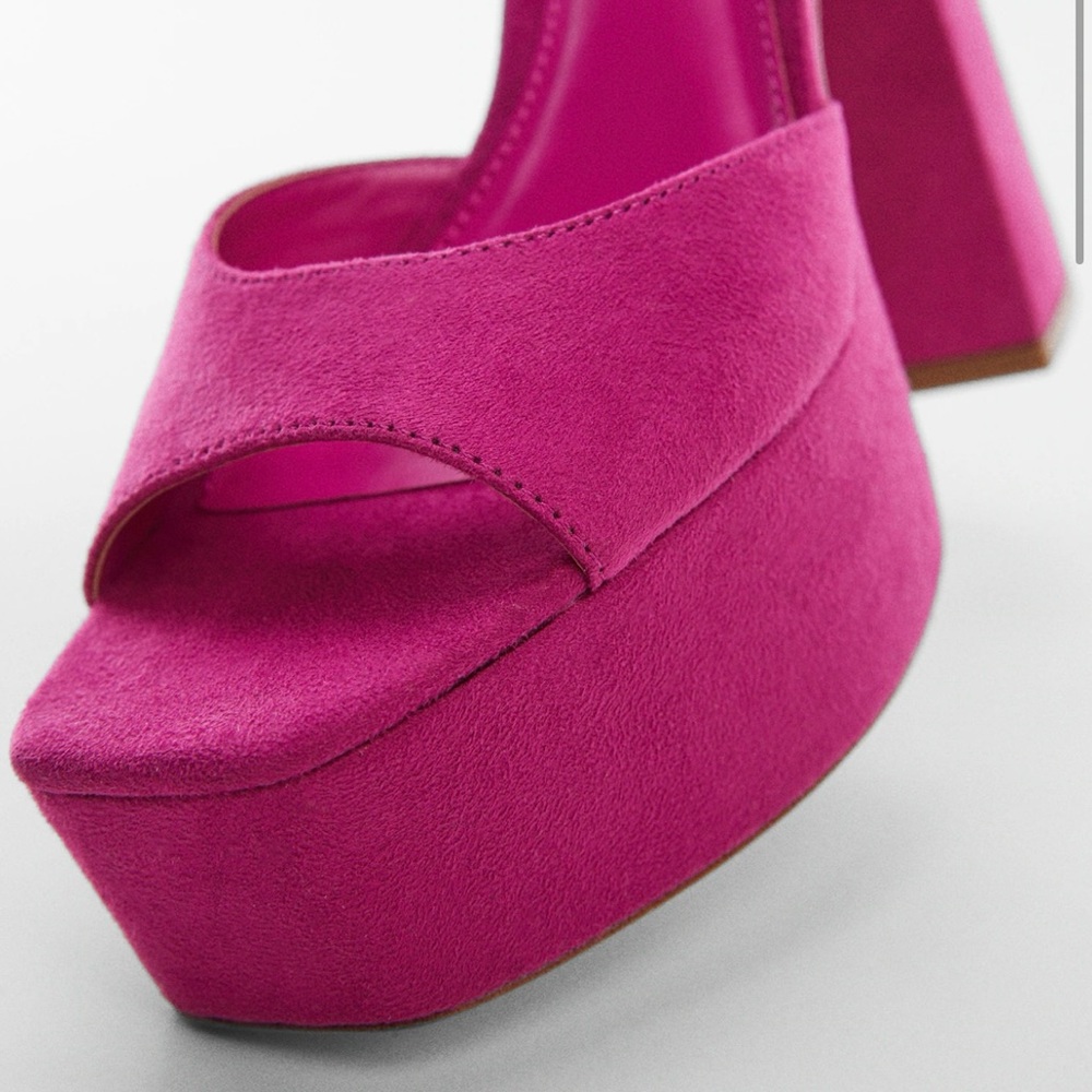 Mango Platform Ankle-Cuff Sandals - image 4